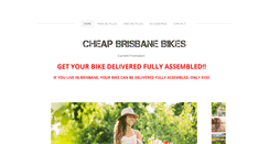 Desktop Screenshot of cheapbrisbanebikes.com